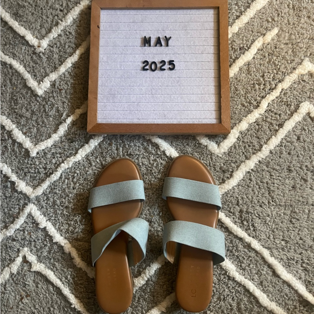 LC Lauren Conrad Blue Sandals